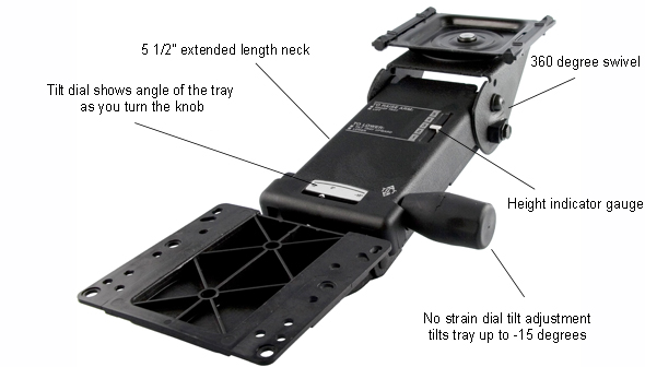 Low-Profile Articulating Arm Features